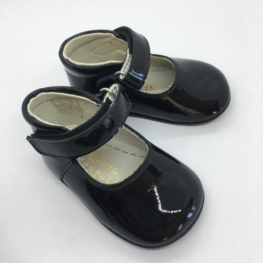 De Osu baby black patent leather Mary Jane NWT
